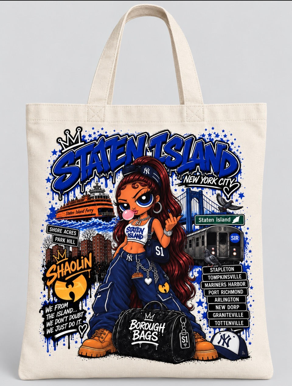 NYC Train Tote Bags – Pick Your Line 🚇🗽