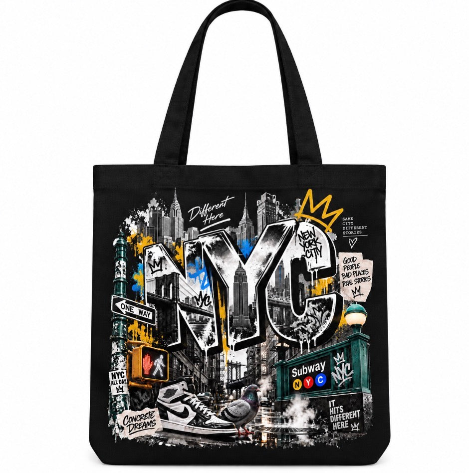 Borough Bags NYC Graphic Tote Bag