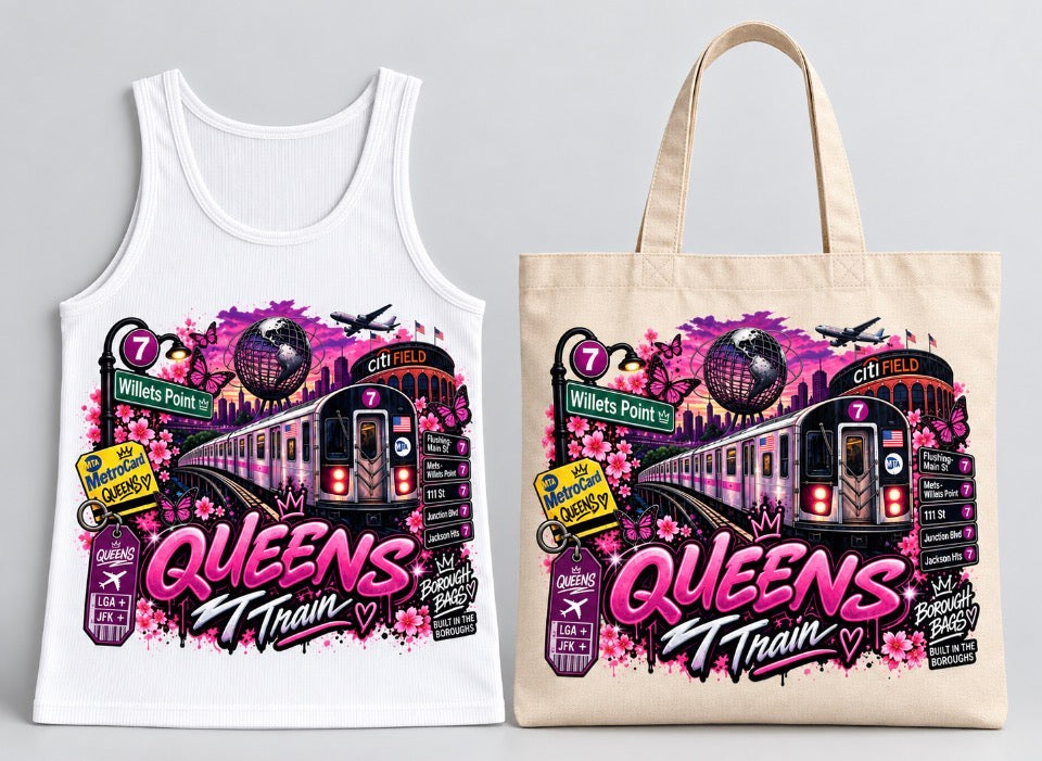 NYC Train Matching Set – Tank + Tote 🚇🗽