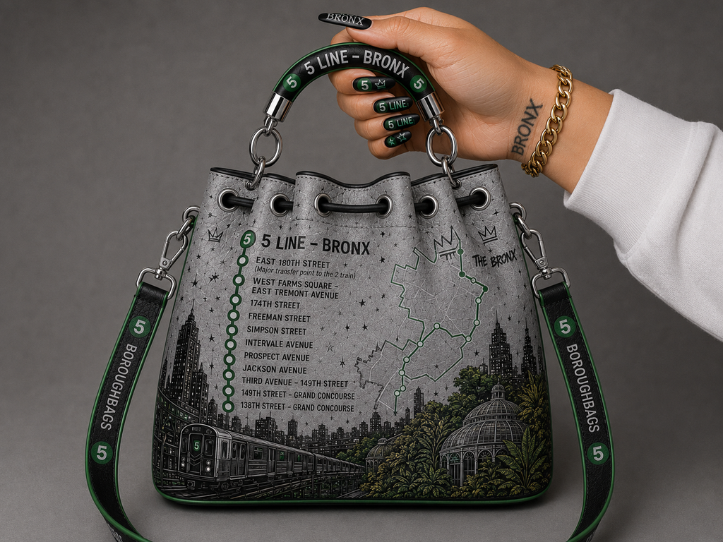 5 Line Bronx Drawstring Bag