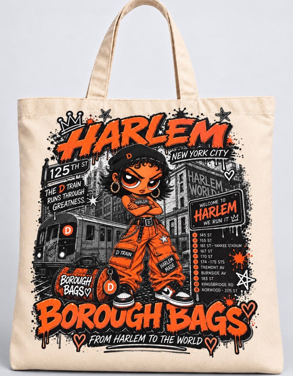 NYC Train Tote Bags – Pick Your Line 🚇🗽