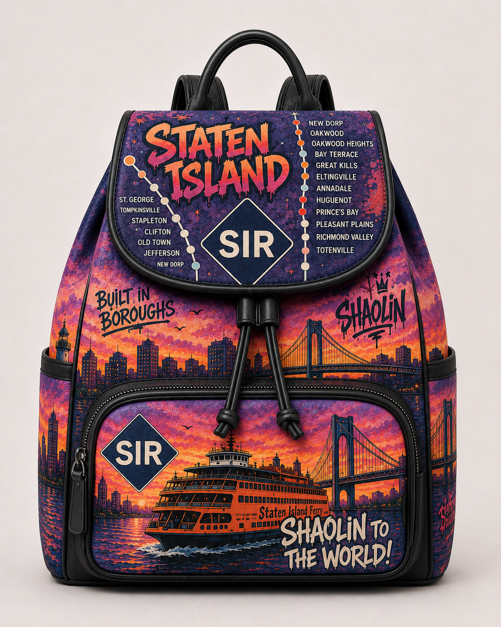 Staten Island “Shaolin” Borough Bag 🎒🌉