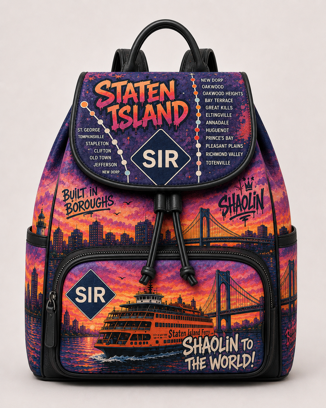 Staten Island “Shaolin” Borough Bag 🎒🌉