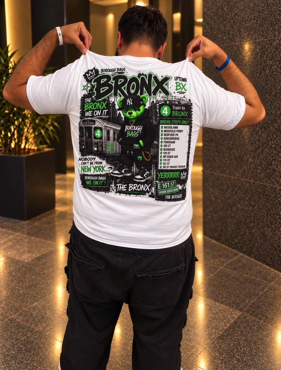 Borough Bags NYC Train Graphic Tees – Choose Your Borough 🚇🗽