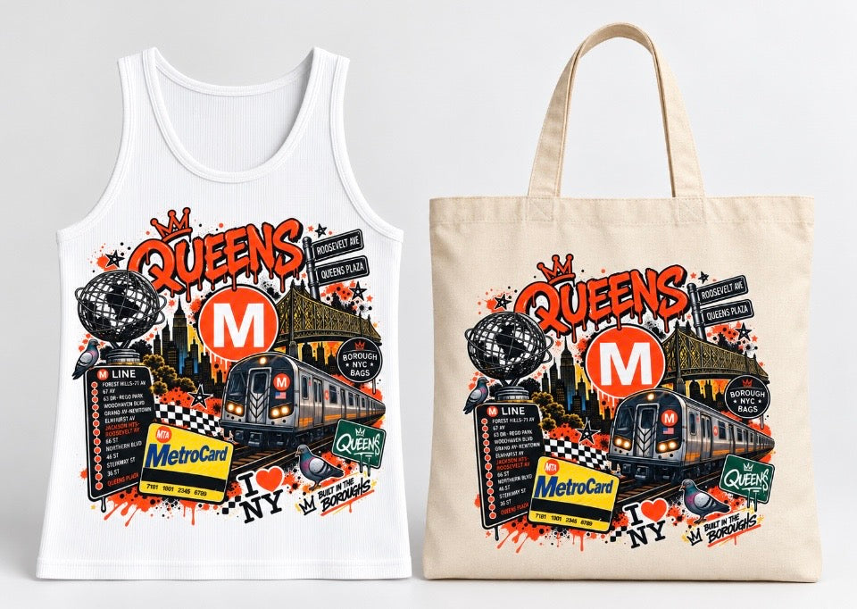 NYC Train Matching Set – Tank + Tote 🚇🗽