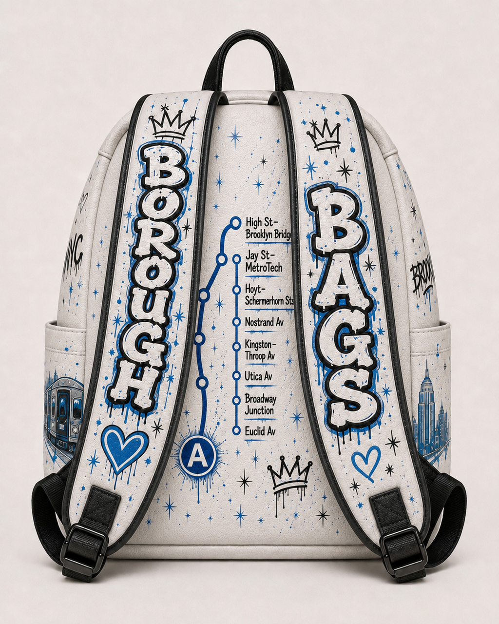 A Train Borough BookBag – Brooklyn / East New York Backpack