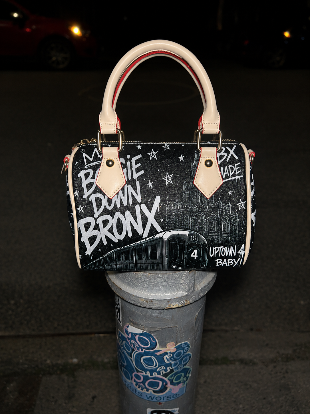 Boogie Down Bronx 4 Train Duffle Bag