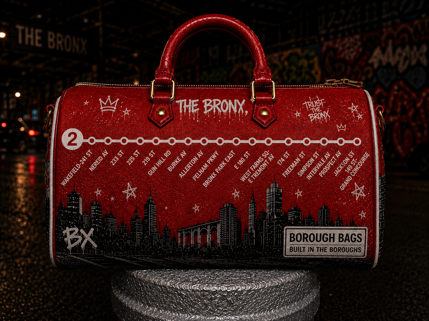 Borough Bags™ Bronx 2 Train Mini Duffle