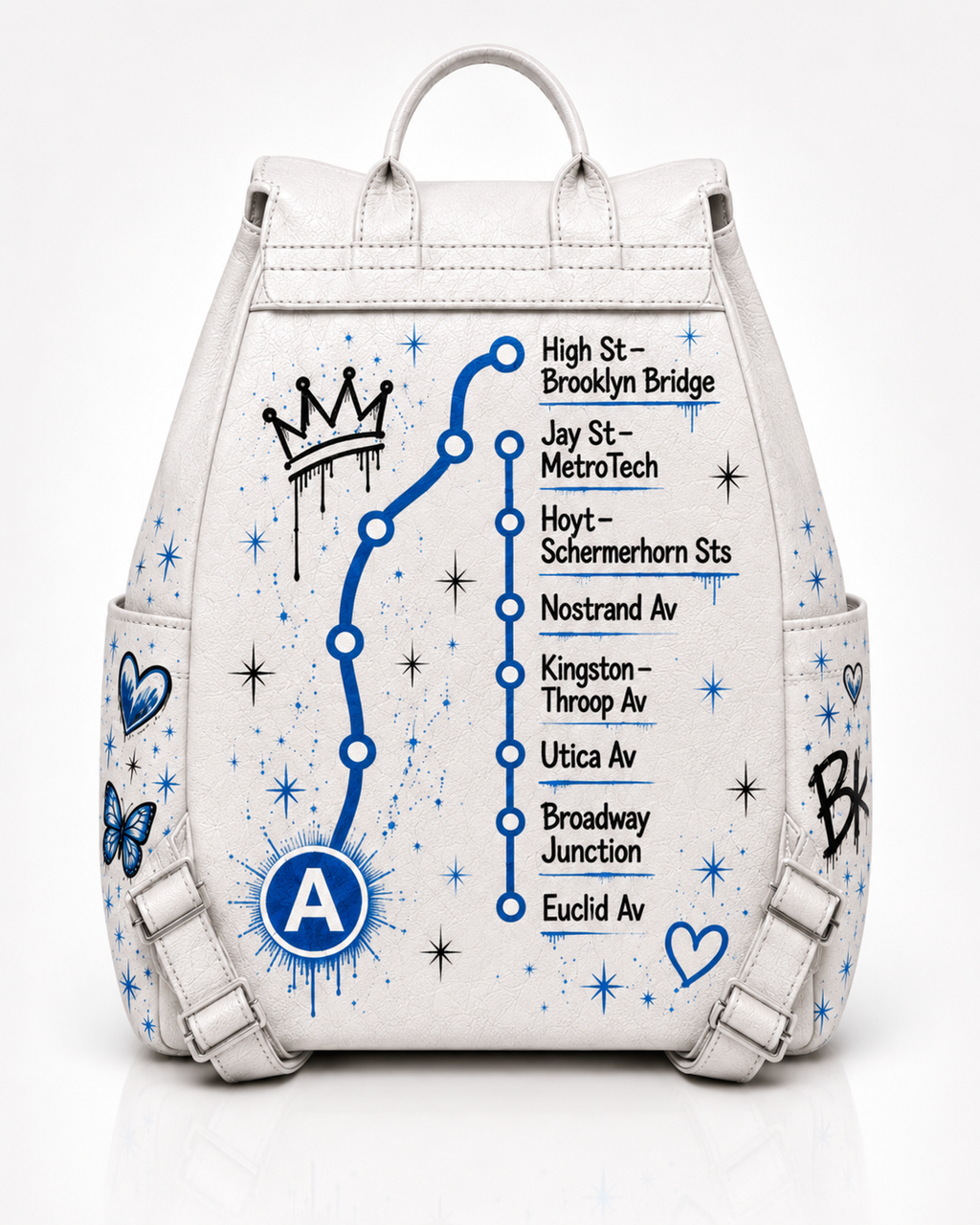 A Train Borough BookBag – Brooklyn / East New York Backpack