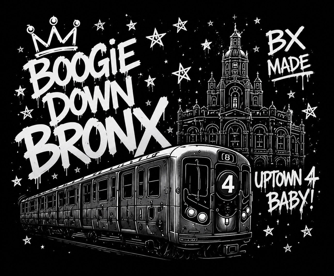 Boogie Down Bronx 4 Train Duffle Bag
