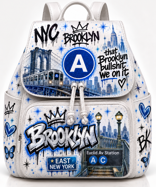 A Train Borough BookBag – Brooklyn / East New York Backpack