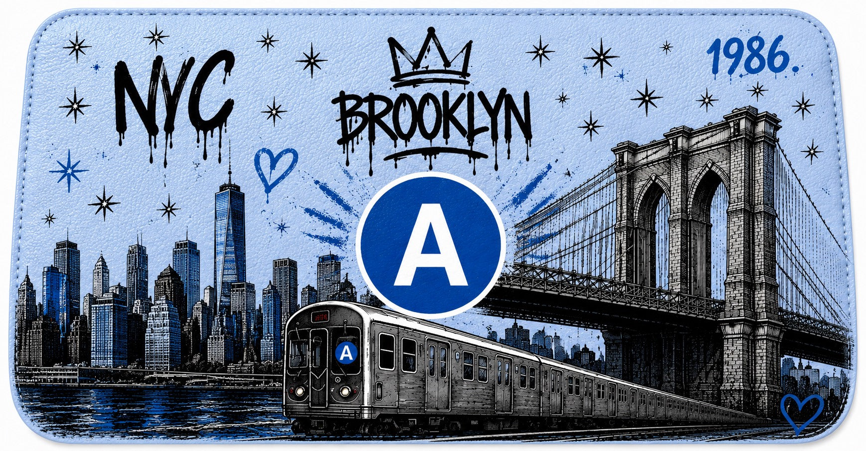 Borough Bags™ A Train Brooklyn Duffle