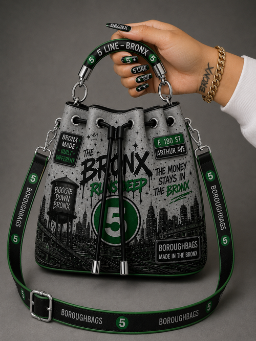 5 Line Bronx Drawstring Bag