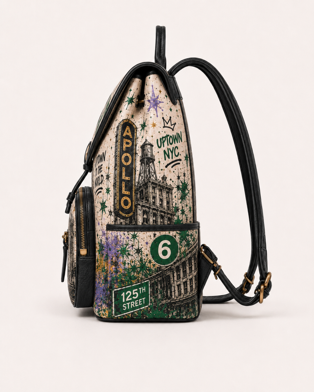 Harlem 6 Train Borough BookBag 🎒💚