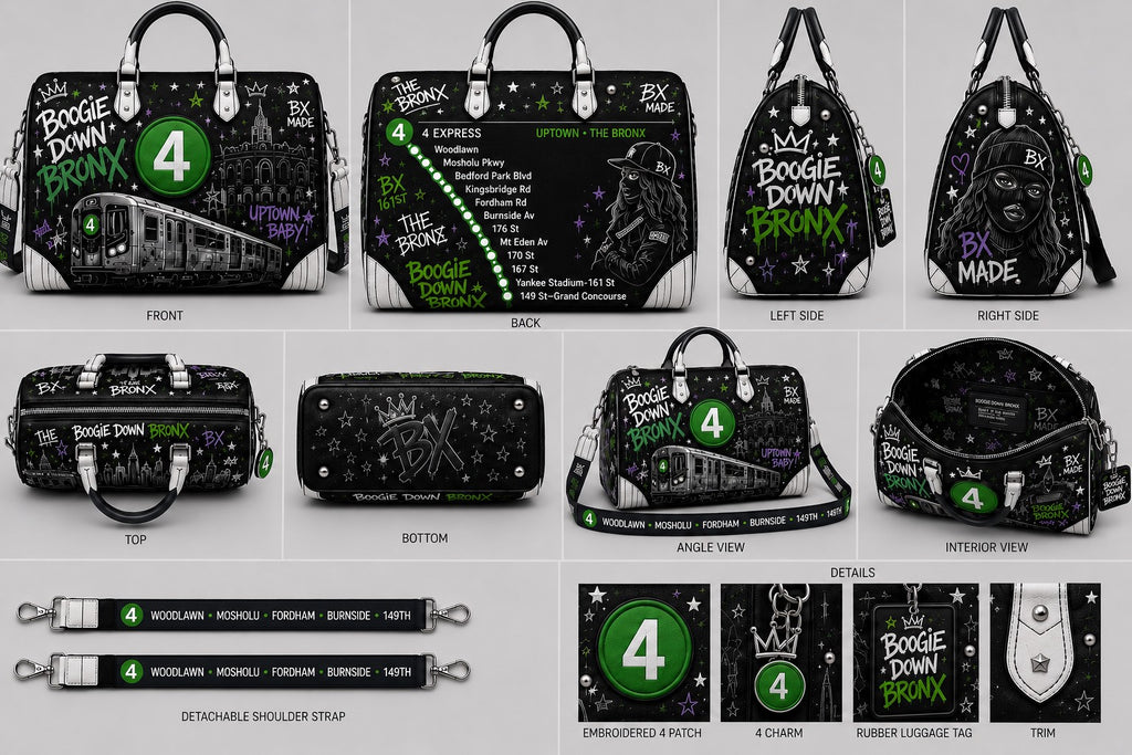 Boogie Down Bronx 4 Train Duffle Bag