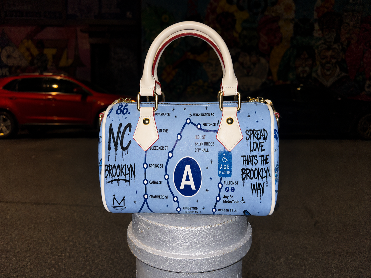 Borough Bags™ A Train Brooklyn Duffle