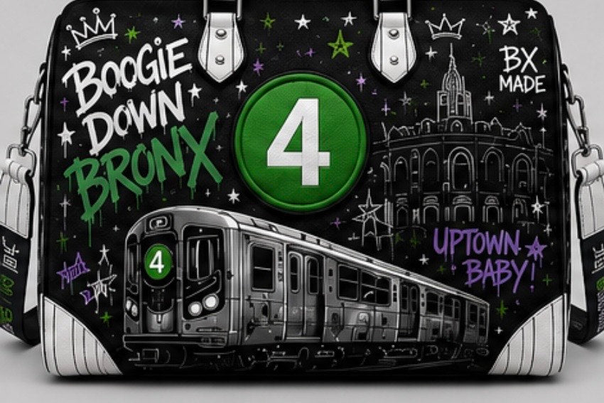 Boogie Down Bronx 4 Train Duffle Bag